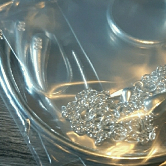 925 Sterling Silver Waterdrop Jewelry Set - Picture 3 of 7